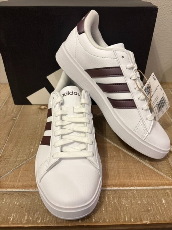 adidas Shoes - NEW Adidas Grand Court 2.0 Sneakers White Aurora Metallic Women Multiple Sizes